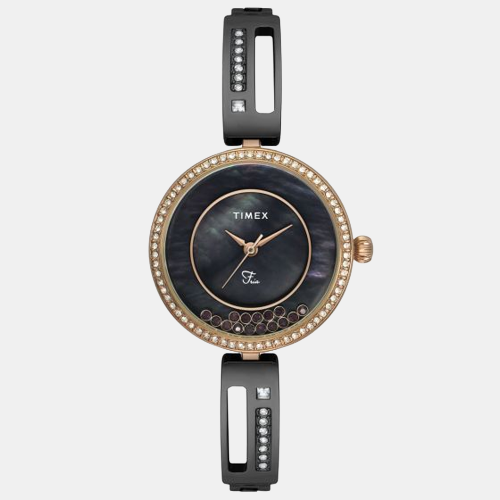 Fria Women Quartz Mother Of Pearl Dial Analog Brass Watch TWEL16500