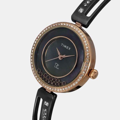 Fria Women Quartz Mother Of Pearl Dial Analog Brass Watch TWEL16500
