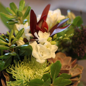 Fresh Green & Purple Organic Wedding