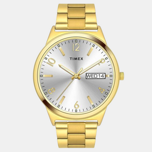 Classics Men Quartz Grey Dial Analog Stainless Steel Watch TWTG10004