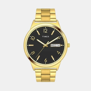Classics Men Quartz Black Dial Analog Stainless Steel Watch TWTG10005
