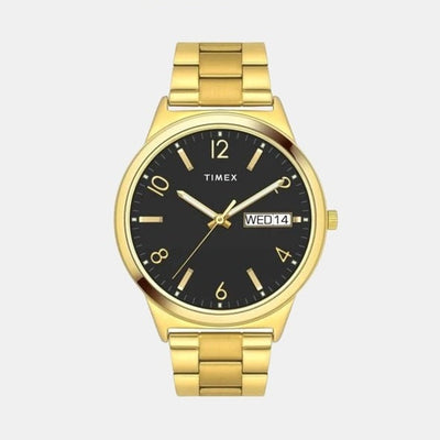 Classics Men Quartz Black Dial Analog Stainless Steel Watch TWTG10005