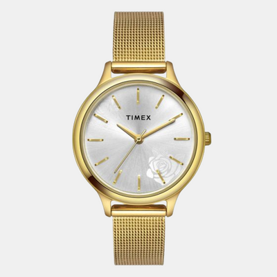Classics Women Quartz White Dial Analog Stainless Steel Watch TWTL12101