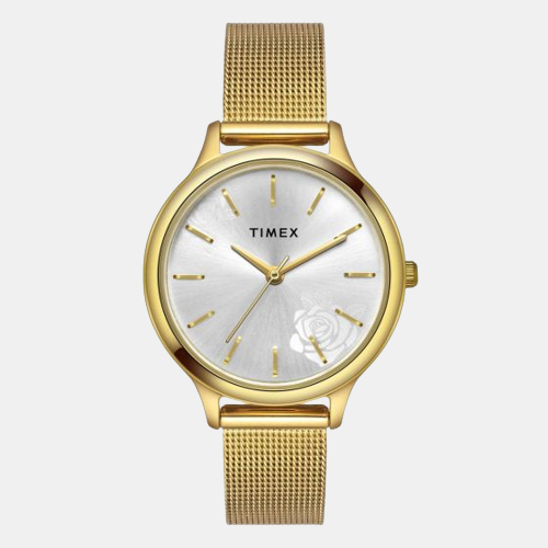 Classics Women Quartz White Dial Analog Stainless Steel Watch TWTL12101