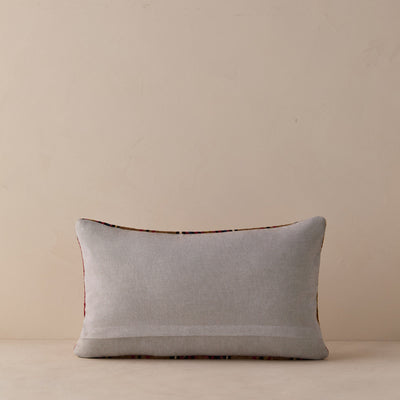 Vintage Lumbar Pillow No. 352, 12" x 20"