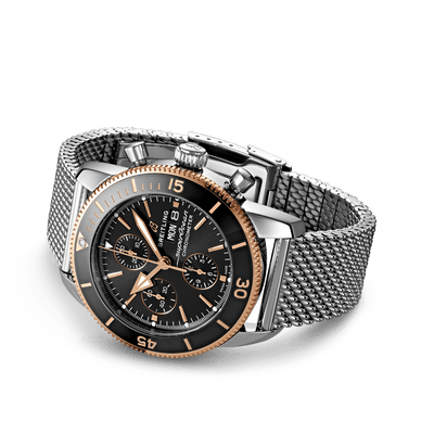 Breitling Superocean Heritage Black Dial Men 44mm