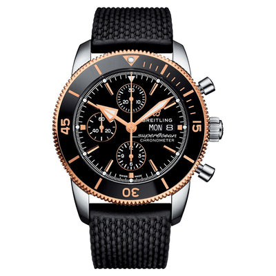 Breitling Superocean Heritage Chronograph Black Dial Men 44mm
