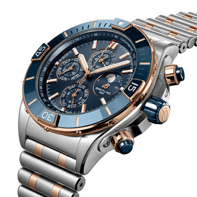 Breitling Super Chronomat Four-Year Calendar Blue Dial Men 44mm