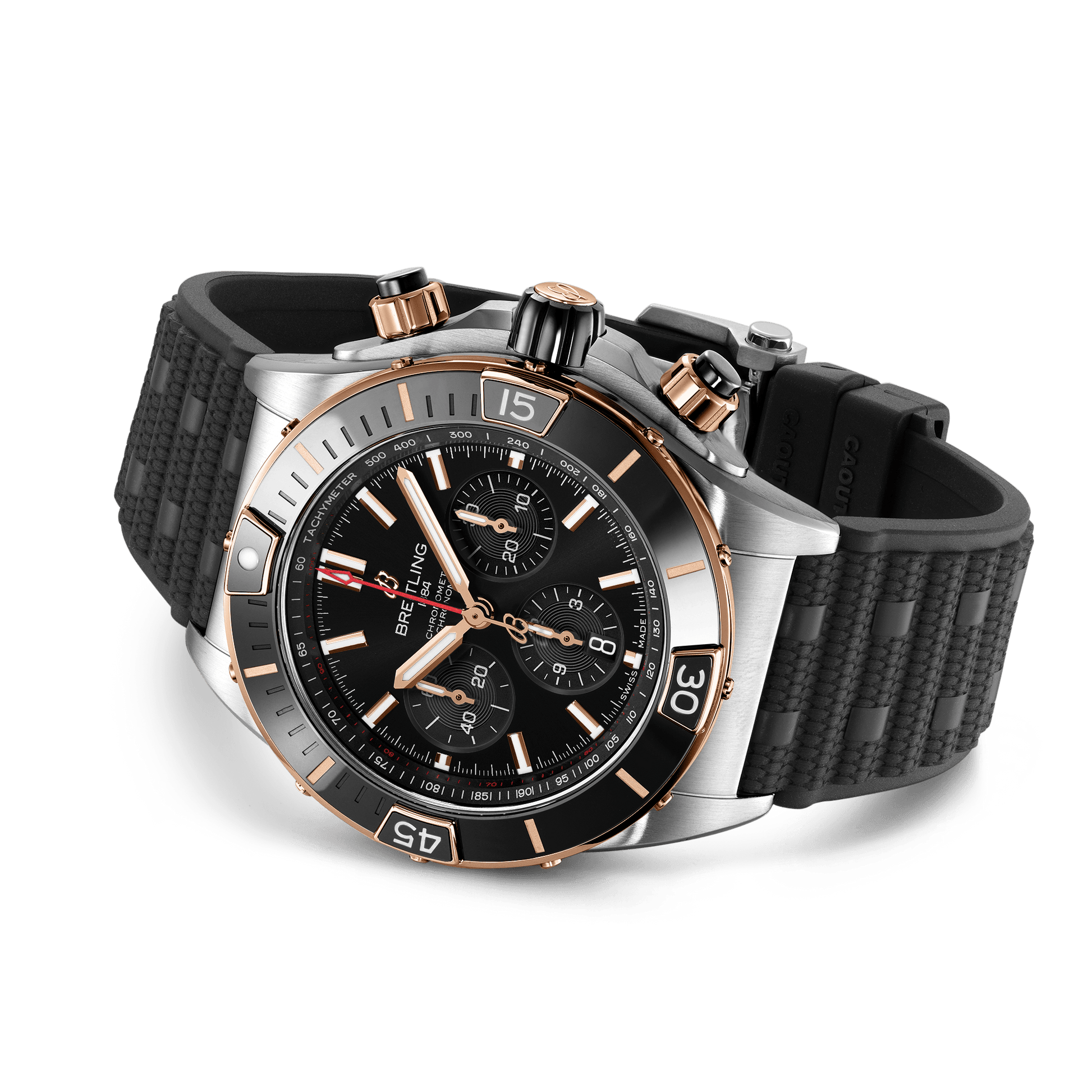 Breitling Super Chronomat B01 Black Dial Men 44mm