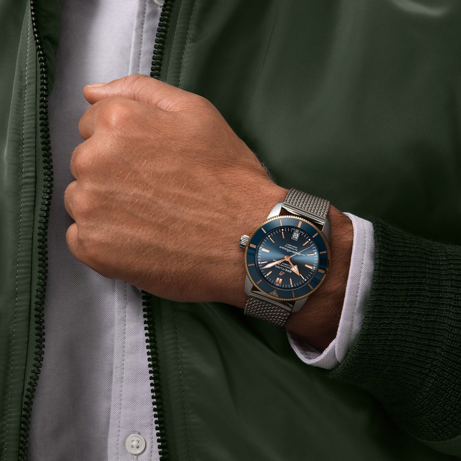 Breitling Superocean Blue Dial Men 42MM