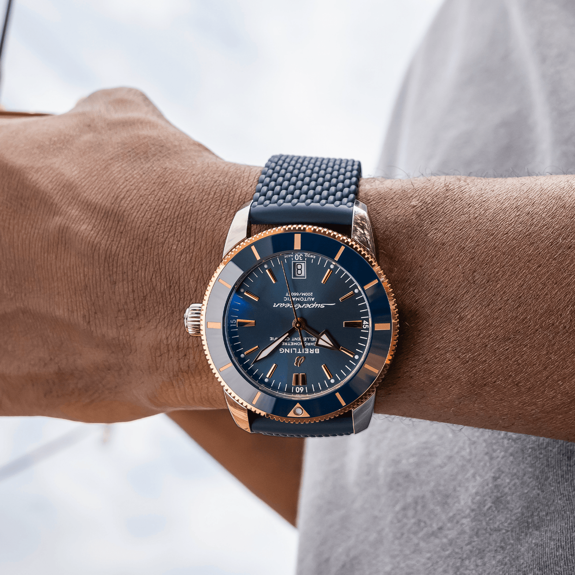Breitling Superocean Blue Dial Men 42MM
