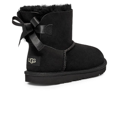 UGG Mini Bailey Bow II Girls Black Boots