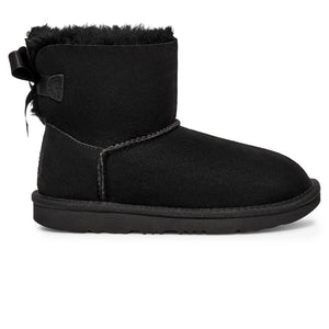 UGG Mini Bailey Bow II Girls Black Boots
