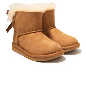 UGG Mini Bailey Bow II Girls Brown Boots