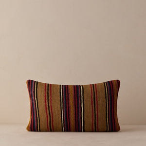 Vintage Lumbar Pillow No. 352, 12" x 20"