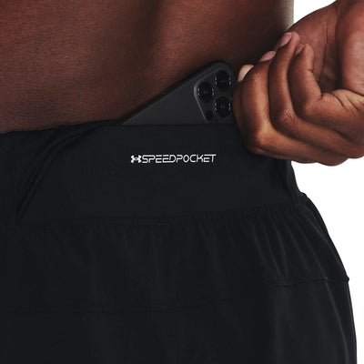 Under Armour UA Launch 7-Inch Black Shorts