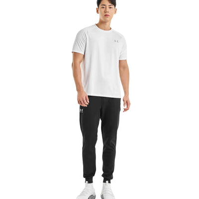 Under Armour UA Tech White Black T Shirt & Shorts