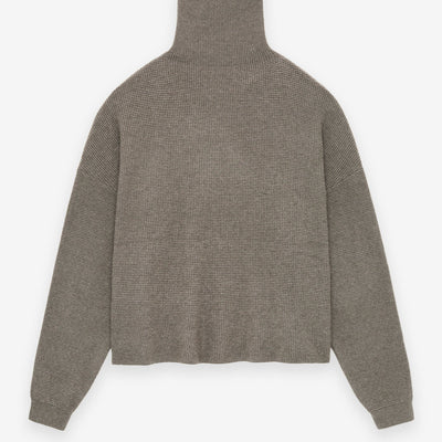 Women's Waffle Turtleneck
