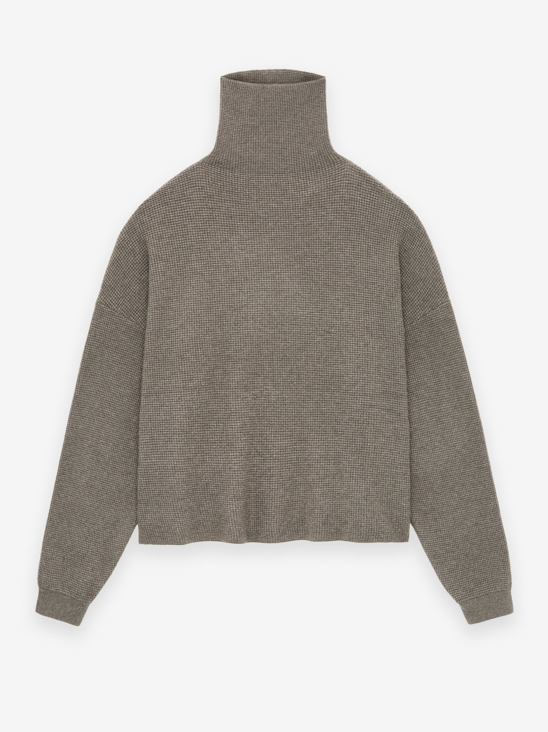 Women's Waffle Turtleneck