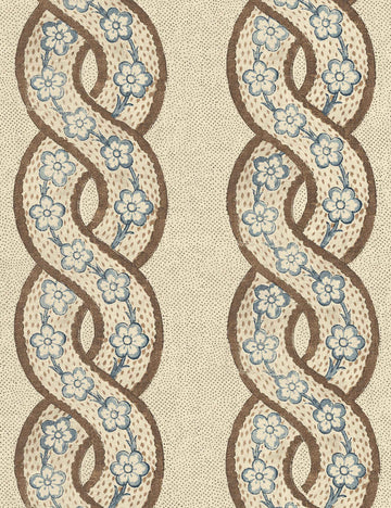Brown and Dark Blue