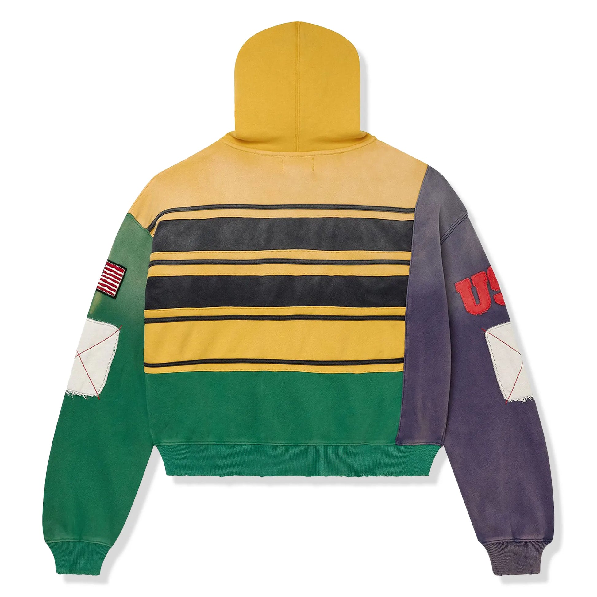 Vale Forever Collage Mardi Gras Zip-Up Hoodie
