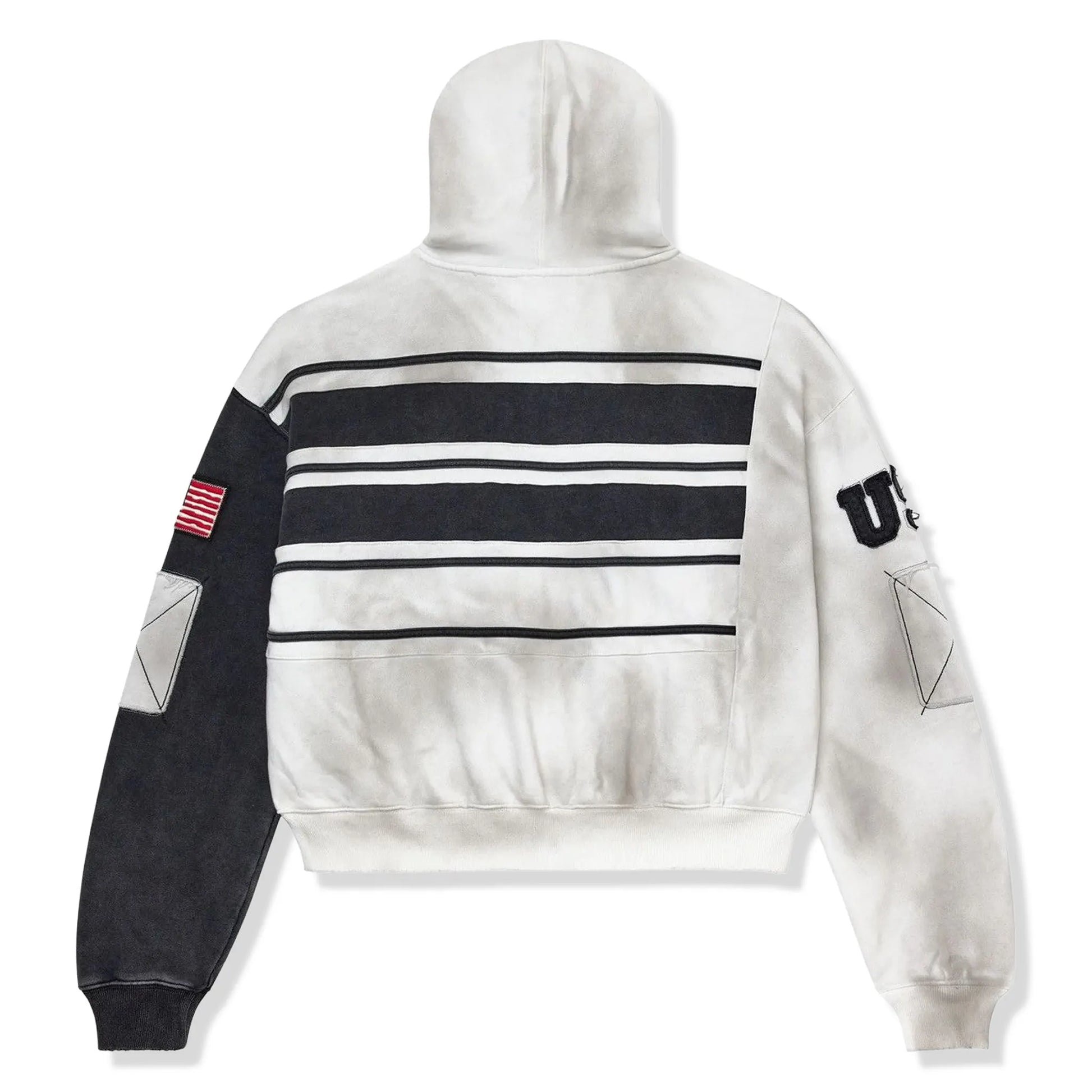 Vale Forever Valley Dreams Collage Mono Oreo Zip-Up Hoodie