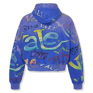 Vale Forever Valley Dreams Iceberg Blue Zip-Up Hoodie