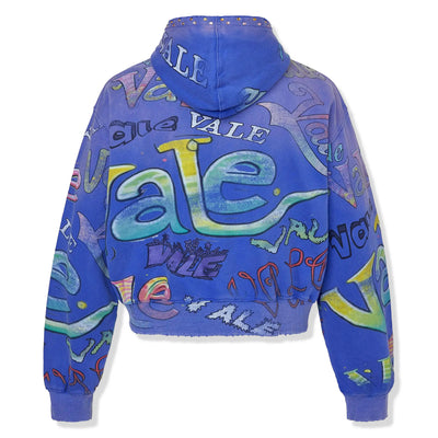 Vale Forever Valley Dreams Iceberg Blue Zip-Up Hoodie