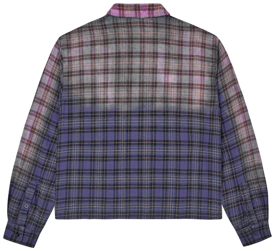 Vale Forever Valley Dreams Inferno Blue Flannel Shirt