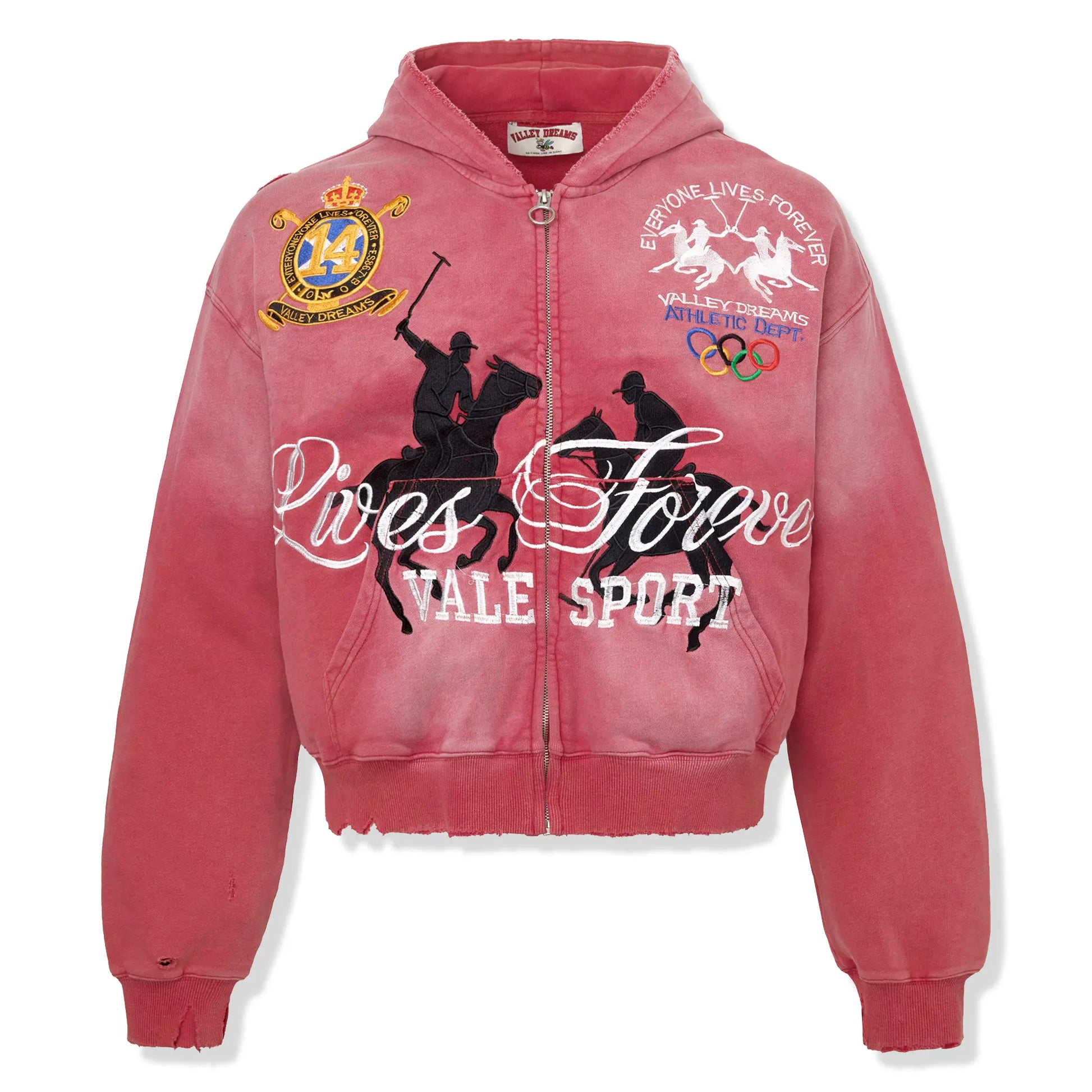 Vale Forever Valley Dreams Rockefeller Zip-Up Hoodie