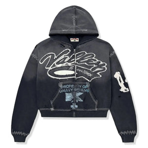 Vale Forever Valley Religion Black Zip-Up Hoodie