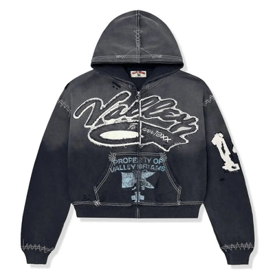 Vale Forever Valley Religion Black Zip-Up Hoodie