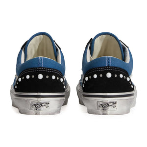 Vans Pearlised Navy Black Old Skool 36LX