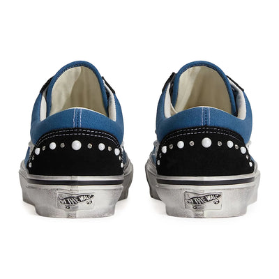 Vans Pearlised Navy Black Old Skool 36LX