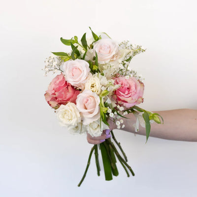 Pink Fuzzy Rose Bouquet Bar Kit
