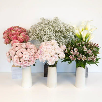 Pink Fuzzy Rose Bouquet Bar Kit