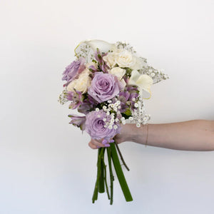 Purple Fuzzy Rose Bouquet Bar Kit