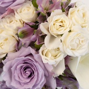Purple Fuzzy Rose DIY Flower Kit