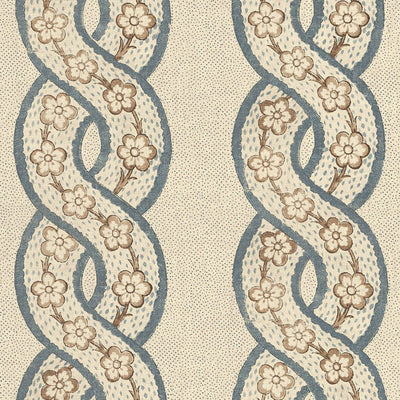 Whitby Tea Stained Linen Fabric by Nathan Turner