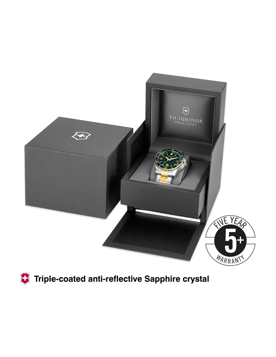 Victorinox Maverick Men Silver & Gold Stainless Steel Men 43mm
