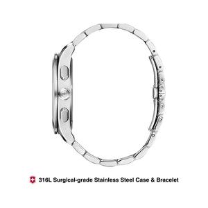 Victorinox Alliance Silver Stainless Steel Men 44mm