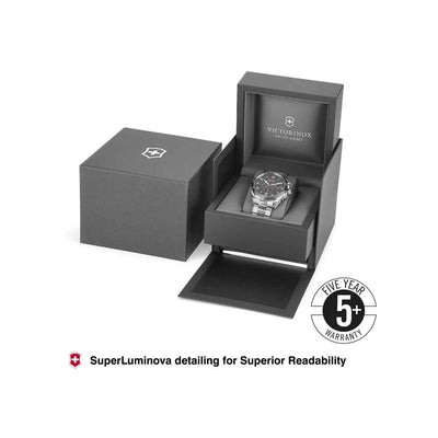 Victorinox Fieldforce Classic Silver Stainless Steel Men 42mm