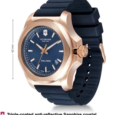 Victorinox I.N.O.X. Blue Dial Women 43mm