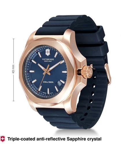 Victorinox I.N.O.X. Blue Dial Women 43mm
