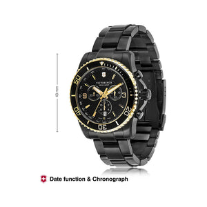 Victorinox Maverick Black Stainless Steel Men 43mm
