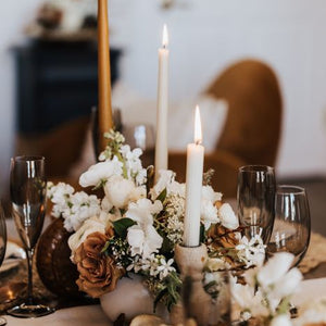 Vintage Brown and Orange Styled Shoot