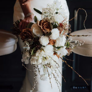 Vintage Brown and Orange Styled Shoot