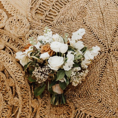 Vintage Brown and Orange Styled Shoot