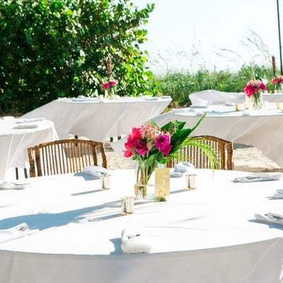 Tropical Inspired Beach Wedding