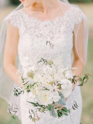 Vintage Lace & Flowers Charleston Wedding
